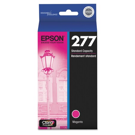 Epson T277320S (277) Claria Ink, 360 Page-Yield, Magenta T277320-S